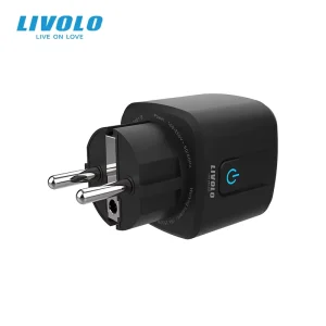 Wireless Smart EU Plug 16A Power Socket with Energy Monitor for Portable Moveable Plug and Smart Home Power Saving