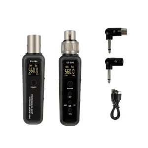 Wireless System Transmitter Receiver for Wired Dynamic Microphone