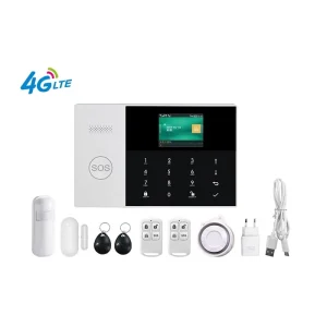 Wireless WiFi 4G GPRS Home Intrusion Security System Tuya Smart Life Anti Theft Alarm System with Sensors