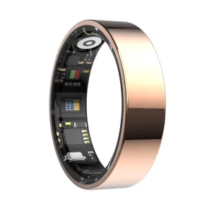 Women Men’s Smart Health Ring Fitness Tracker with Heart Rate Blood Oxygen Blood Pressure Sleep Step Monitoring App Controlled