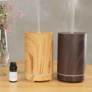 Wood Grain Electric USB Humidifier 200ml 5V Ultrasonic Essential Oil Diffuser Aroma Fragrance for Home Outdoor Tabletop