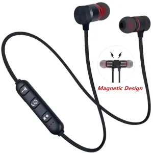 X11 Sports Magnetic Neckband Wireless Earphones Stereo Headset with Mic LED Battery Indicator Earbuds for All Smartphone