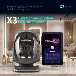 X3 Pro AI Facial Skin Diagnostics Analyzer 14 Index Testing Machine Tablet Model LT FD012 1 Year Warranty Home Commercial