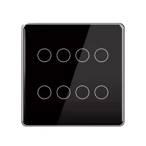 X329 Smart Home Products & Devices Electrical Accessories Standard 4 6 8 Gang Wifi Smart Life Tuya Smart Wifi Touch Light Switch