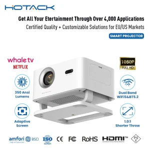 X4AA Full HD 1080P Home Theater Video Proyector Portable Smart Android Whale TV Game Projector