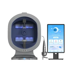 X5-AI Digital 3D Skin Analyzer with AI-Powered Moisture Wrinkle & Acne Analysis for Face & Head Home & Commercial Use