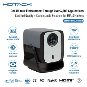 X5AR Full Hd 1080p Home Theater Video Proyector Smart Android TV Beamer LCD Portable Mini Projector 8K