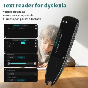 3.5-Inch Touch-Screen AI Voice Translation Digital Scanner Pen with OCR, Dictionary, Book Reading, and Translation