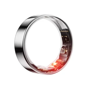 X6 Intelligent Digital Steel Smart Ring with Heart Rate & Sleep Monitoring IP68 Waterproof for Smartphone