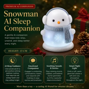 XDT Multi Pose Smart AI Snowman ABS Toy Plush Doll Throwing Lying Cuddling Burping Built ChatGPT Support OEM ODM 51 99cm