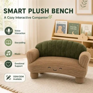 XDT Multi Pose Smart AI Sofa Toy Plush Throwing Lying Cuddling Built ChatGPT Support OEM ODM 51 99cm