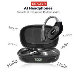 XF51 AI Translation Sports Wireless Earbuds BT5.4 Noise-Canceling HiFi Sound for Business Travel