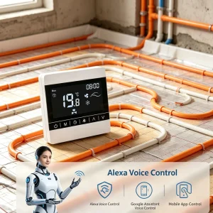 XFG 8905 Water and Electric Underfloor Heating Smart Thermostat W WIFI TUYA Alexa google Assistant Yandex Alice Ready