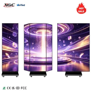 XGC P2.5 *640mm Seamless Splicing Portable Smart Advertising Player LED Screen Digital Indoor Poster Display