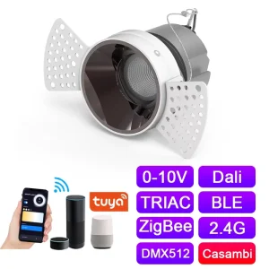 XGLL-KTWBK Smart Home Integration with Zigbee Tuya LED Wall-washing Light Casambi Smart Control Embedded for Bedroom
