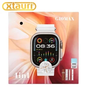 XTAURI G10MAX SmartWatch Set 4IN1 Combination Set With 4 Straps BT Call Health Monitor Sports Fitness Smartwatch for Men Women