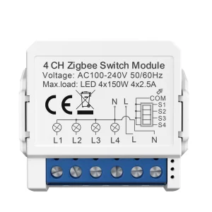 XZJ 600W Smart Home Electronic Light Zigbee Tuya Control Switch 1 Gang 1 Way Module CE RoHS Compliant 16A for Smart Home System
