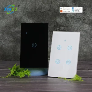 XZJ Hot Selling Home Electric Touch Panel Light Smart Switches Glass Wall Interruptor Inteligente Wifi