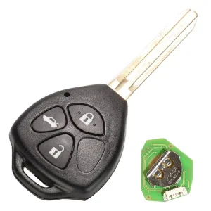 Xhorse VVDI XKTO03EN XKTO03 XKTO23EN XKTO23 Universal Line Remote Control Car Smart Key Blank With 3 Buttons for Toyota