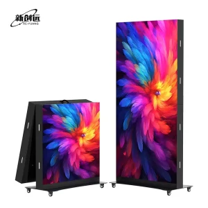 Xinchuangyuan P2.0 LED Poster Display Outdoor Waterproof IP65 Rated Sunlight Readable HD Smart Digital Signage 5000cd Brightness