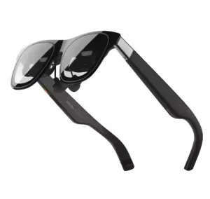 Xreal One Pro Smart AR Glasses Red&Blue 3DoF 6DoF Spatial Positioning System Portable Gaming Device with >80″ Virtual Screen