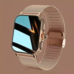 Y13 Bw0242 Aosman Smart Watch IOS Android Alloy Case Stainless Steel Band Heart Rate Monitor Voice Assistant Phone Call Sports