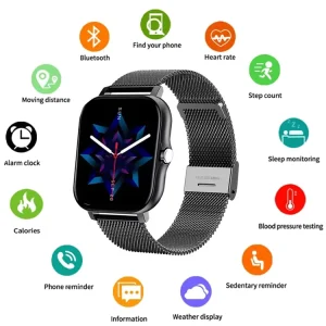 Y13 Bw0242 Reloj Montre Inteligente Smart Watch Fashion Dial Heart Rate Voice Assistant Phone Call Sports Smartwatch for Men Man