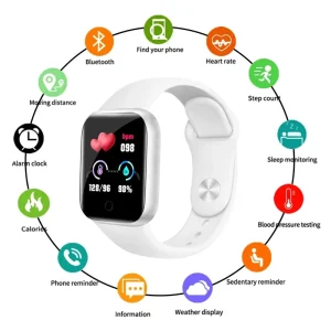 Y68 D20 D20S Smart Watch Ultra Alarm Clock Phone Reminder Smart Bracelet Heart Rate Sports Outdoor Montres Intelligentes Watches
