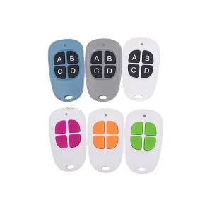 YET176 Learning Code EV1527 ABS 4 Buttons 433/315Mhz Remote Control for Garage Door Smart Home Appliances