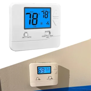 YOD Contractor HVAC Electrical Wall mounted Wireless Temperature Controller ABS Plastic 24V Smart WiFi Touch Screen Thermostat