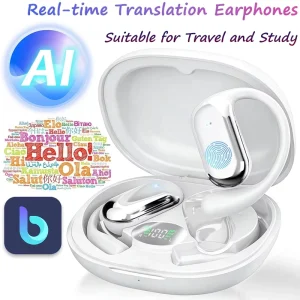 YYK Q16S Sports AI Language Translator Earphones HD Sound Quality Suitable for Learning Foreign Languages and Enjoying Music