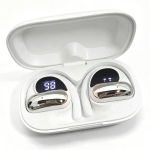 YYK Q65 20 Degree Angle Design Soft Ear Hook Sports Earphones with AI Adaptive Bass Algorithm and ENC Call Noise Reduction