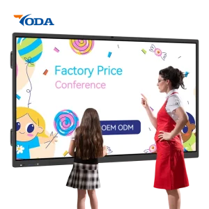 Yoda 4K 40 Point Touch Interactive Whiteboard with 48MP AI Camera for School & Meeting Rooms