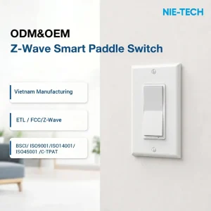 Z Wave 800S Smart Light Switch 15A 120V ETL FCC Certified Works with Ring SmartThings Hubitat S2 Security SmartStart