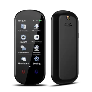 Z2 Smart Translator with Simultaneous Interpretation, Bluetooth, Glass and PP Material