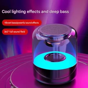 Z5 Wireless Smart Home Desktop Speaker Portable Subwoofer Crystal Mini Speaker Creative Gift Speaker