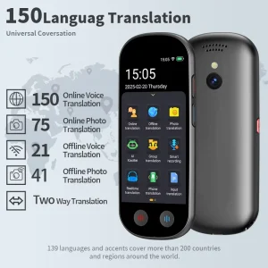 Z9 Two-Way Real-Time Translator Machine Voice Translator Device
