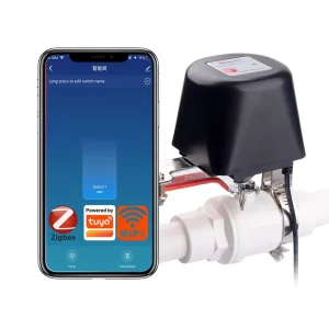 ZB JXS Tuya Smart RF 433mhz WiFi Zigbee Remote Control Smart Gas Water Leakage Valve Controller Smart Gas Detector