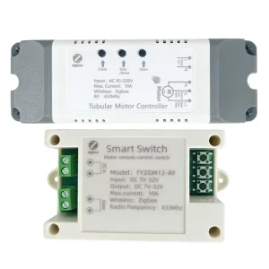 ZB-TDQ-DJ Tuya Zigbee Smart DC Motor Forward and Reverse Controller Electric Actuator 12V/220V Mobile Remote Switch