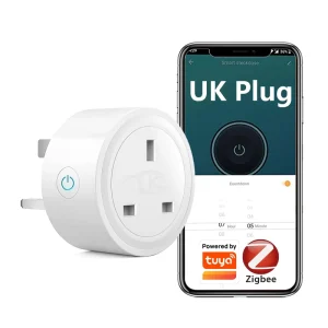 ZB UK Zigbee Tuya 15A Smart Socket UK Smart Plug With Power Monitoring Timing Function Smart Plug UK Zigbee Socket