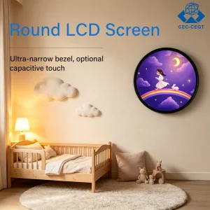 ZDHQ Round Smart Digital Signage Display Android System for Shopping Mall Branding Advertising 23.6 Inch