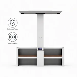 ZEMSO Modern Smart Solar Stainless Steel 4 Seater Bench WiFi Wireless Charging Station Eco Friendly Durable Water Resistant Park