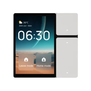ZK TPP06 TUYA Smart Central Control Panel Mini Scene Mode Touch Screen 3 Relays Built in IR Remote Control Alexa Voice