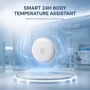 ZenMeasure Remote Fever Alarm Baby Thermometer for 24 Hour Continuous Body Temperature Tracking Smart Thermometer