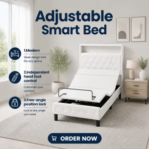 Zero Gravity Anti-Snore Wireless Remote Control Vibration Massage Smart Electric Adjustable Bed