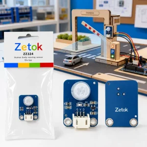 Zetok PIR Human Body Motion Pyroelectric Sensor Small Smart Electronic Proximity Photoelectric Detection Module for