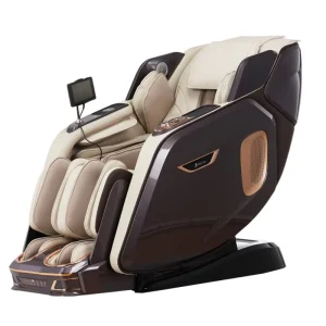 Zhouqi Professional Smart Shiatsu Massage Chair 2D 3D Mechanism with Wireless Charging and Negative Ion for Total Body Wellness