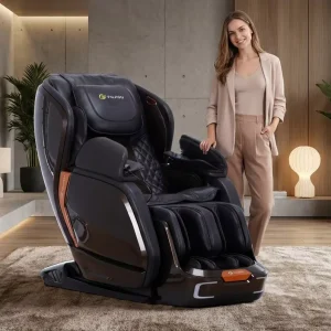 Zhouqi Smart Recovery Massage Chair 2D Mechanism Full Body Zero Gravity with Bluetooth Audio and Deep Tissue