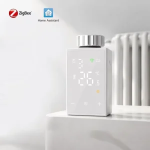 ZigBee 3.0 Thermostatic Radiator Valve RA/RAV/RAVL EU Heating Systems for Hotel Apartment LCD Touchscreen OEM
