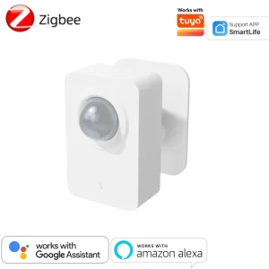 ZigBee PIR Motion Sensor App Remote Control 128Wide Angle Coverage Infrared Detection Human Body Sensor Security Smart Home